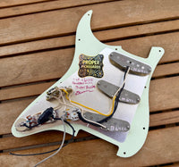 Proper Pickguards '64 Closetcaster Loaded Stratocaster Pickguard Equipped W/ Proper Passive—Mint Green 11-Hole