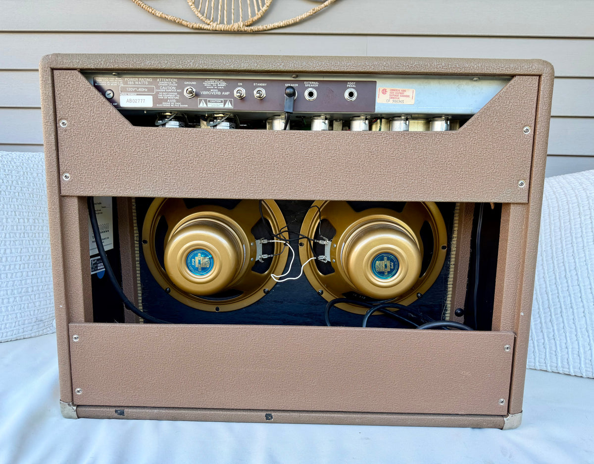Fender '63 Vibroverb 2x10 40-Watt Reissue—G10 Alnico Golds! USA
