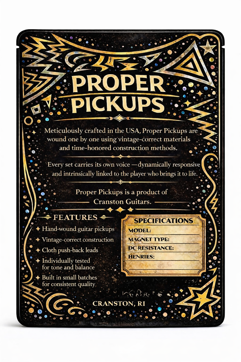 Proper Pickups The McCready Strat Set