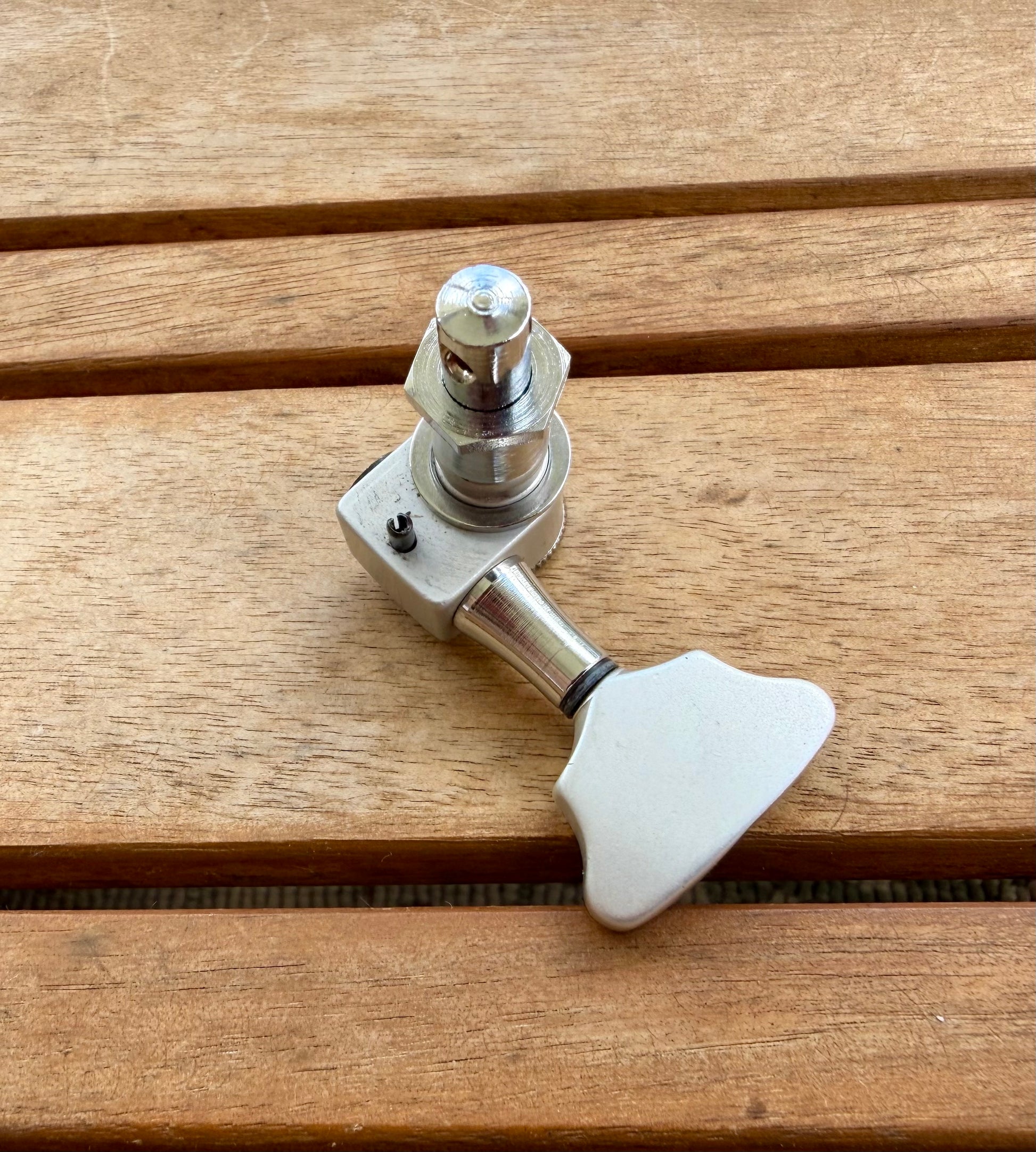 Genuine Sperzel USA Trim-Lok Locking Bass Tuner Chrome w/ Washer & Bushing OEM