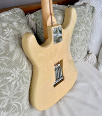 1996 Squier Pro Tone Stratocaster with Maple Fretboard Vintage Blonde—Excellent Condition!