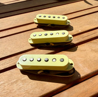 Proper Pickups "The McCready" Single Coil Stratocaster Pickup Set w/ Treble Bleed & PIO Capacitor—Vintage Green