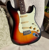 2006 Fender American Highway One Stratocaster Rosewood Fretboard, 3-Color Sunburst—7lbs