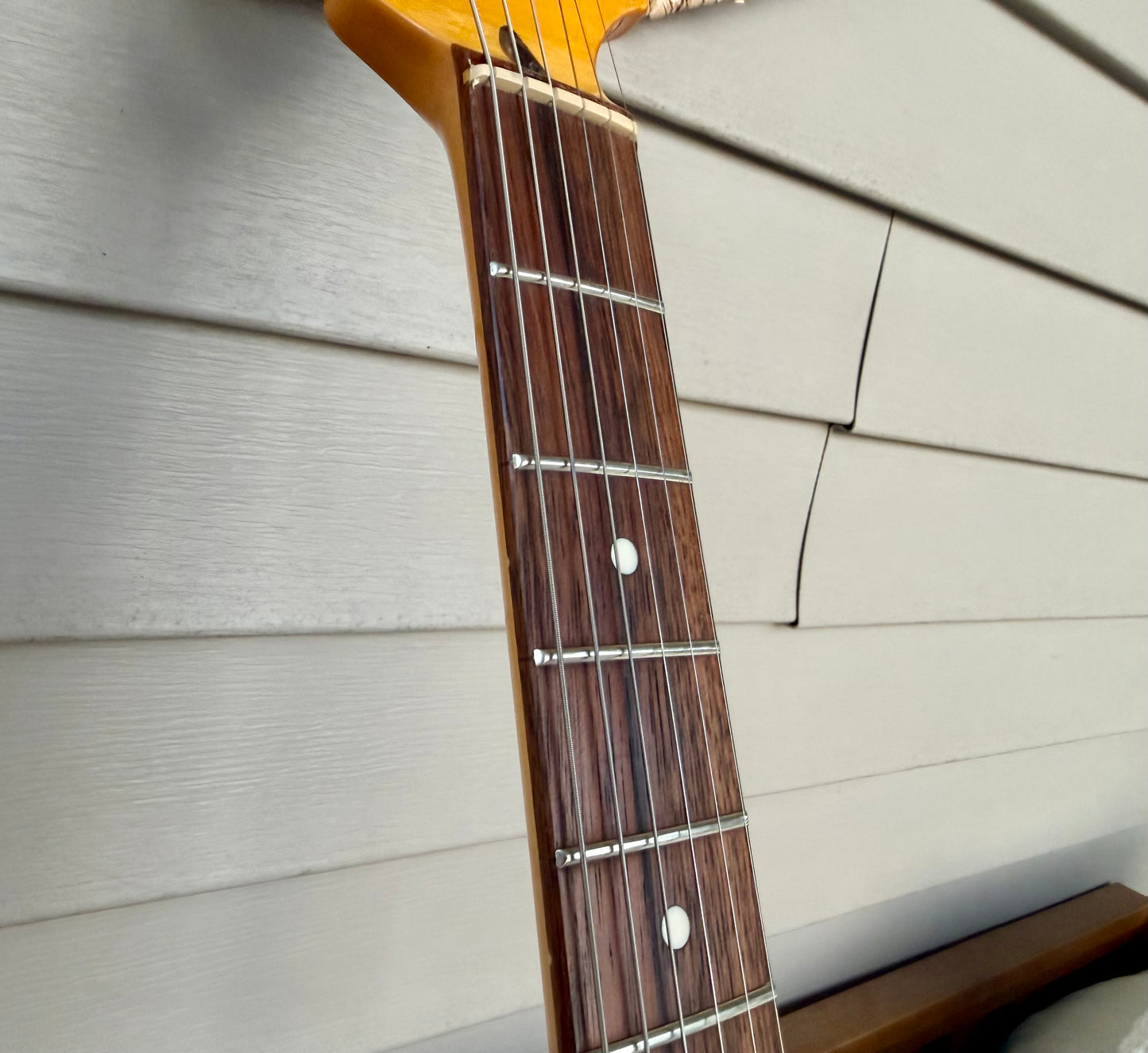 2014 Squier Simon Neil Stratocaster - Fiesta Red