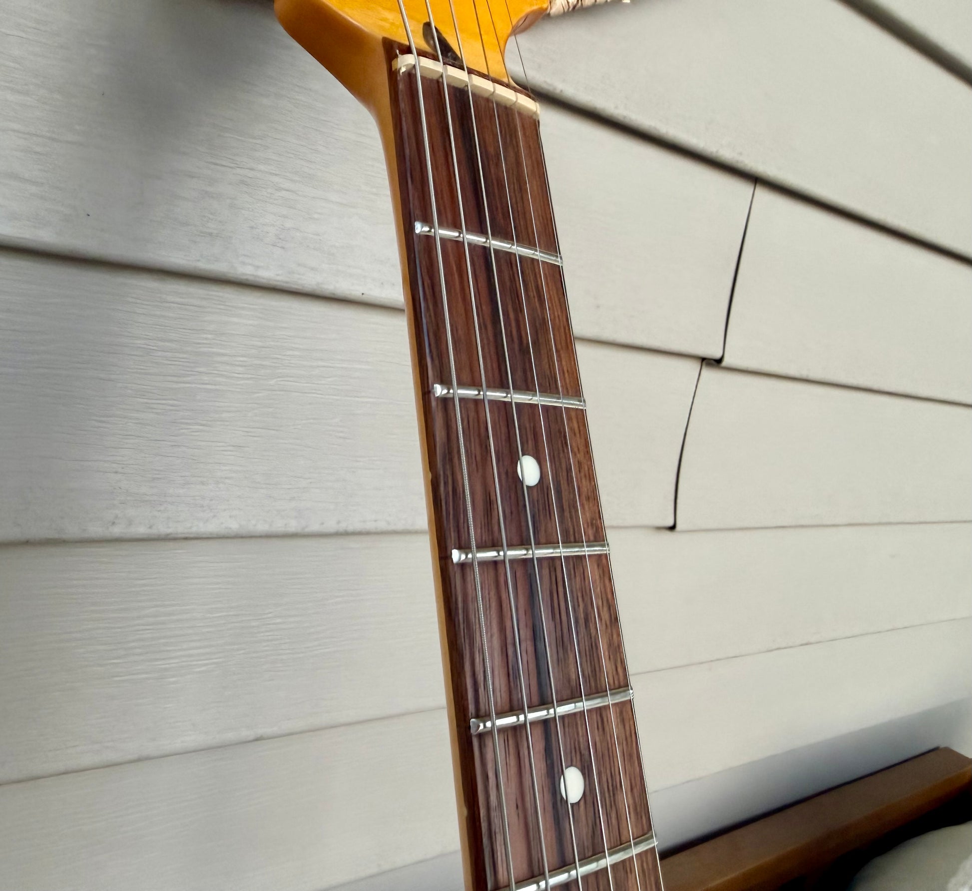 2014 Squier Simon Neil Stratocaster - Fiesta Red