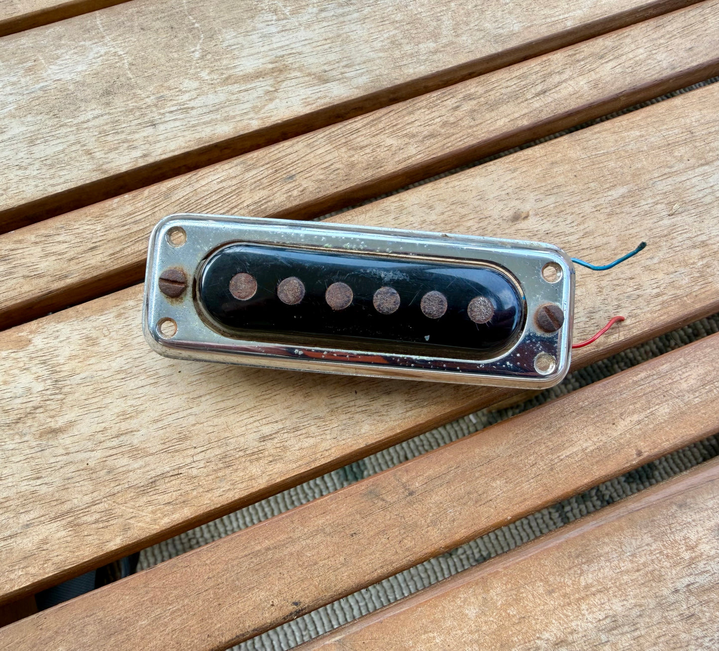 Vintage 1966 Hagstrom III Single Coil Bridge Pickup—Free Shipping!