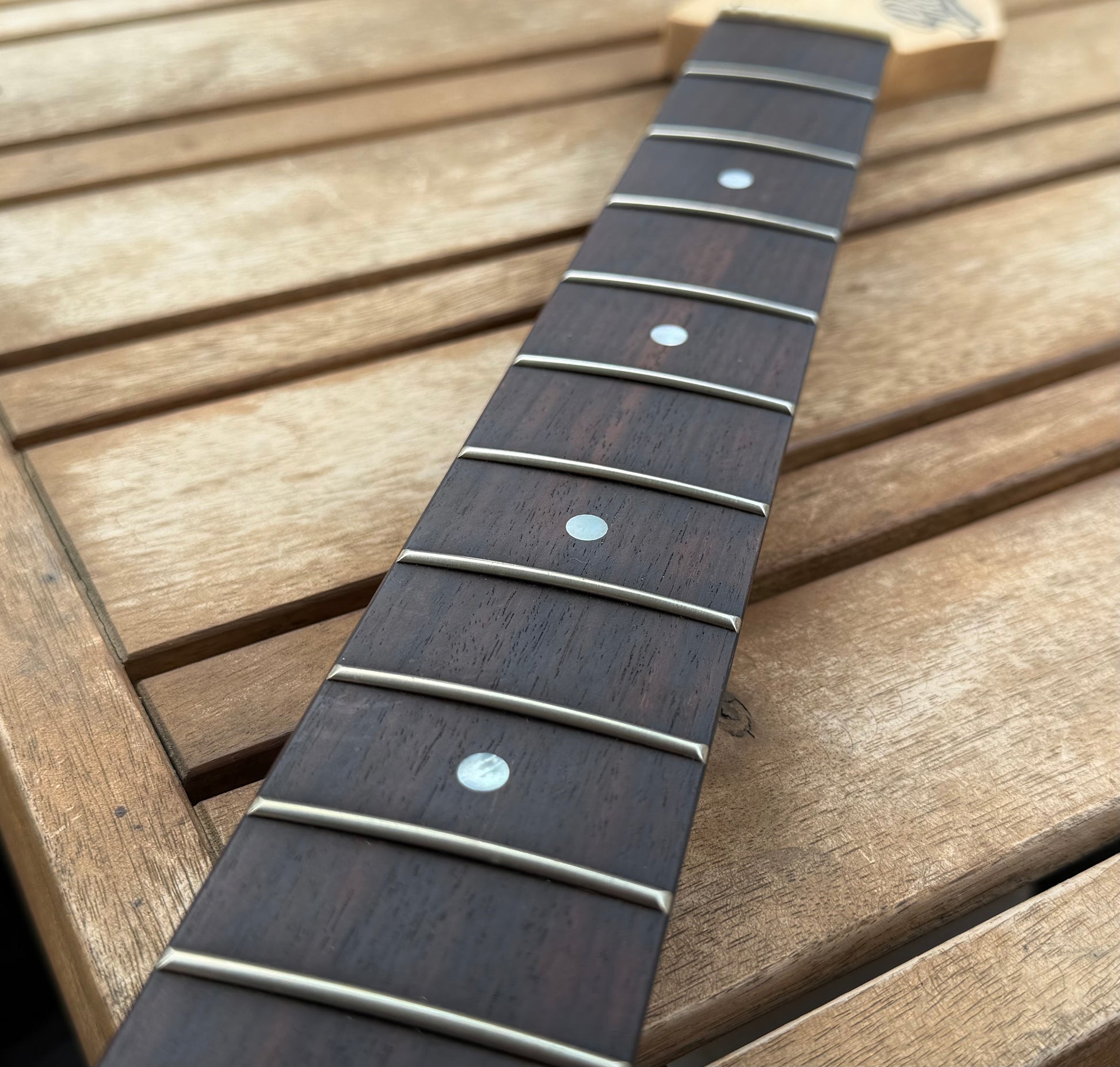 Proper Instruments 1-of-1 Nitro Stratocaster Replacement Neck – Natural/Rosewood