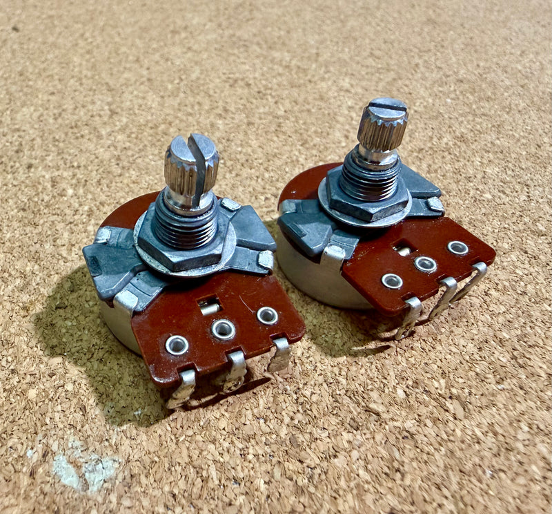 1983 Fender Japan Squier Stratocaster 250K Potentiometers Vintage MIJ—Set of 2!