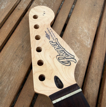 Proper Instruments 1-of-1 Nitro Stratocaster Replacement Neck – Natural/Rosewood