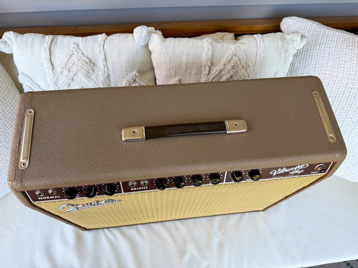 Fender '63 Vibroverb 2x10 40-Watt Reissue—G10 Alnico Golds! USA