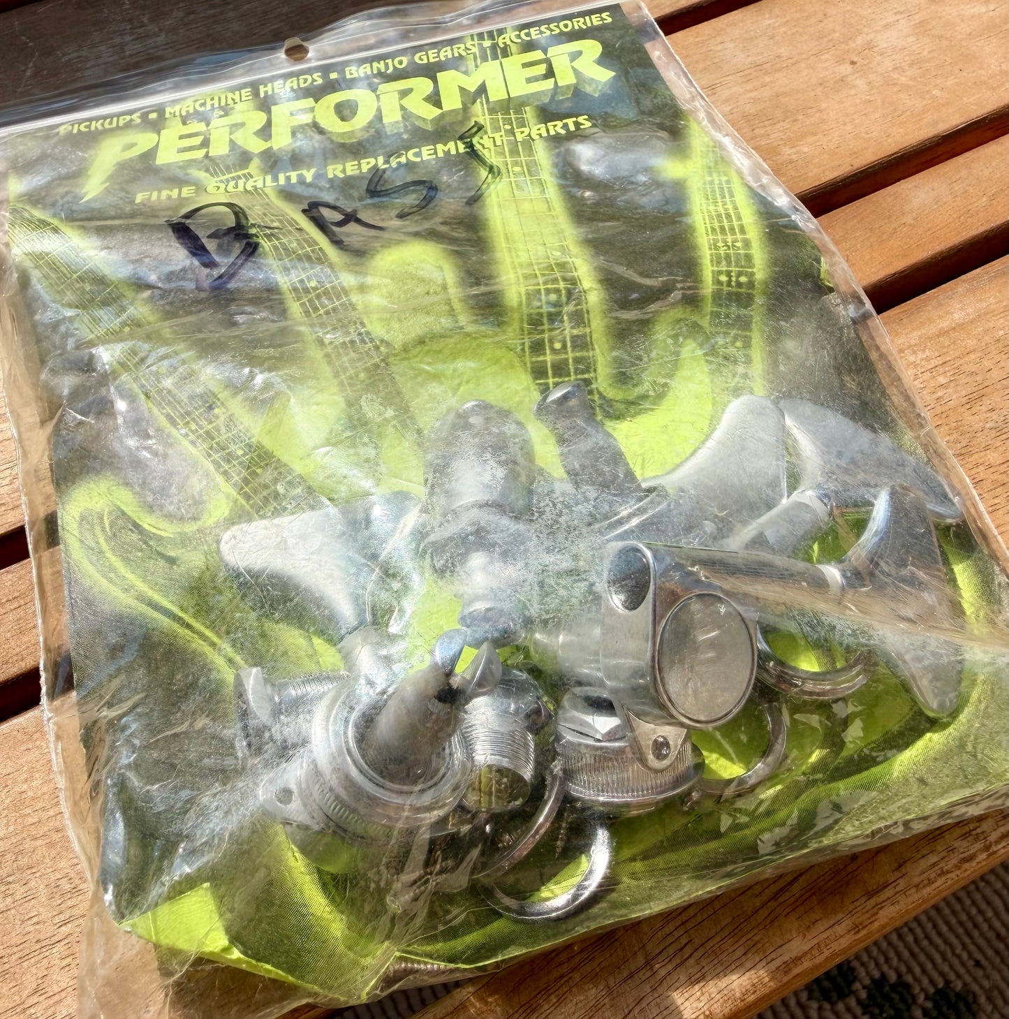 NOS LPD Performer #2716 Compact Bass Tuners – Gotoh GB7-Style – Chrome, Set of 4—Early 2000's!