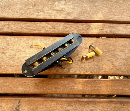 1989 Squier II Stratocaster Middle Pickup, 5.38k—Original Pickup Cover!