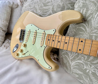 1996 Squier Pro Tone Stratocaster with Maple Fretboard Vintage Blonde—Excellent Condition!