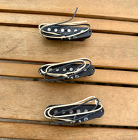 Proper Pickups "Proper Signatures" Handwound Single Coil Stratocaster Pickup Set w/ Treble Bleed & PIO Capacitor—Black