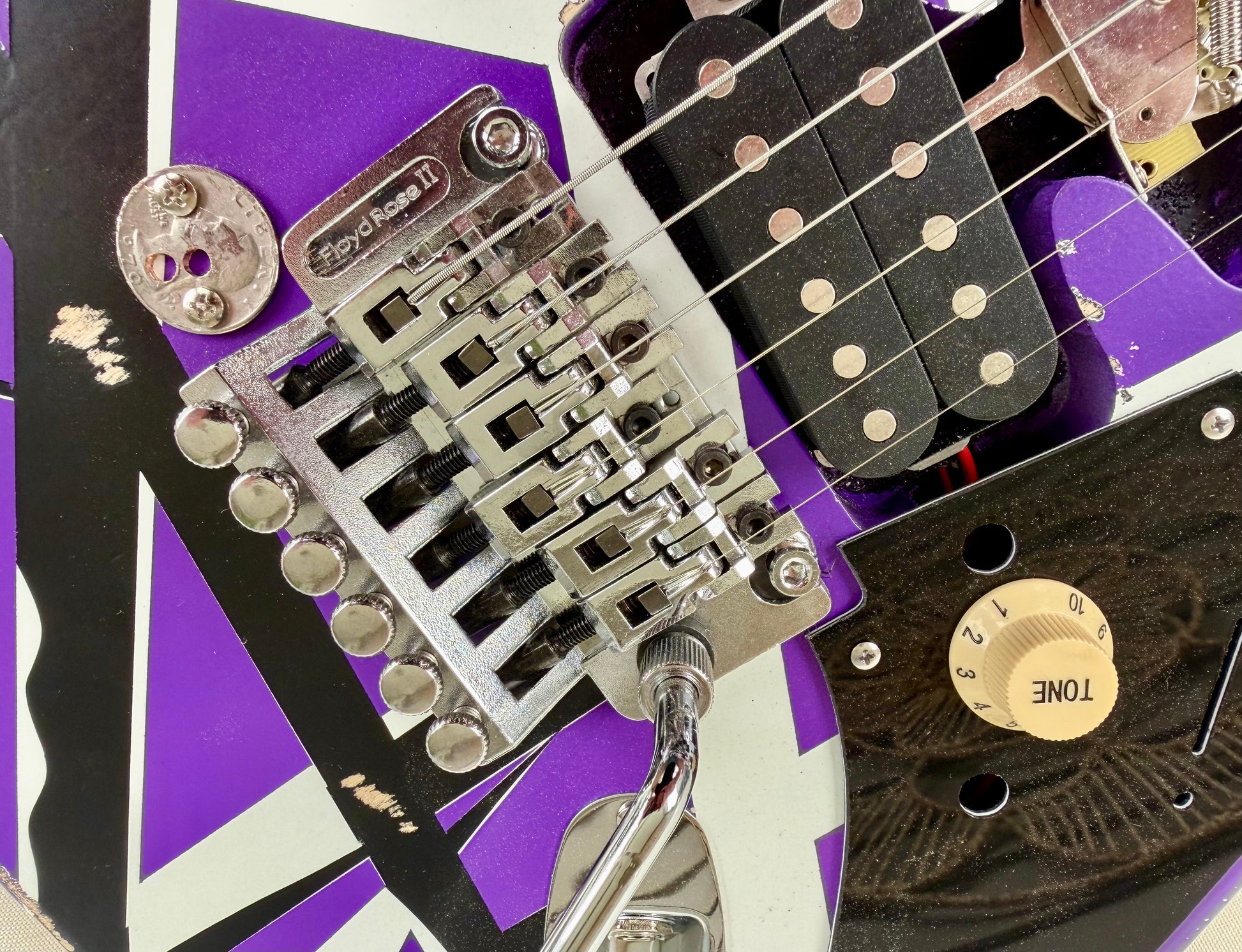 Custom EVH 5150 Purple Kramer-Style Tribute Guitar—Floyd Rose II, Fully Setup!