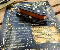 Proper Pickups "Froosh" Handwound Single Coil Stratocaster Pickup Set w/ Treble Bleed & PIO Capacitor—Vintage Pickup Covers