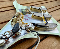 Proper Pickguards '64 Closetcaster Loaded Stratocaster Pickguard Equipped W/ Proper Passive—Mint Green 11-Hole