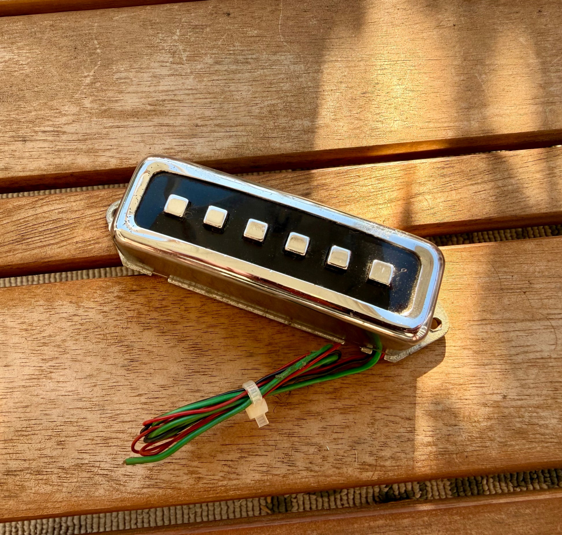 Vintage 1960s Teisco Kawai MIJ Square Pole Single Coil Guitar Pickup Chrome—Free Shipping!