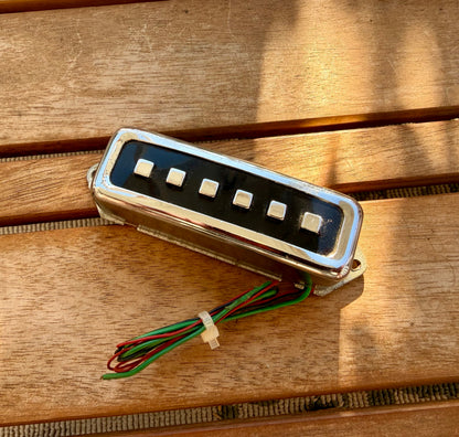 Vintage 1960s Teisco Kawai MIJ Square Pole Single Coil Guitar Pickup Chrome—Free Shipping!