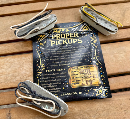Proper Pickups South of the Border Strat Set - Parchment