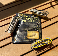 Proper Pickups '64 Closetcaster Handwound Stratocaster Pickup Set w/ Treble Bleed & PIO Capacitor—Vintage White