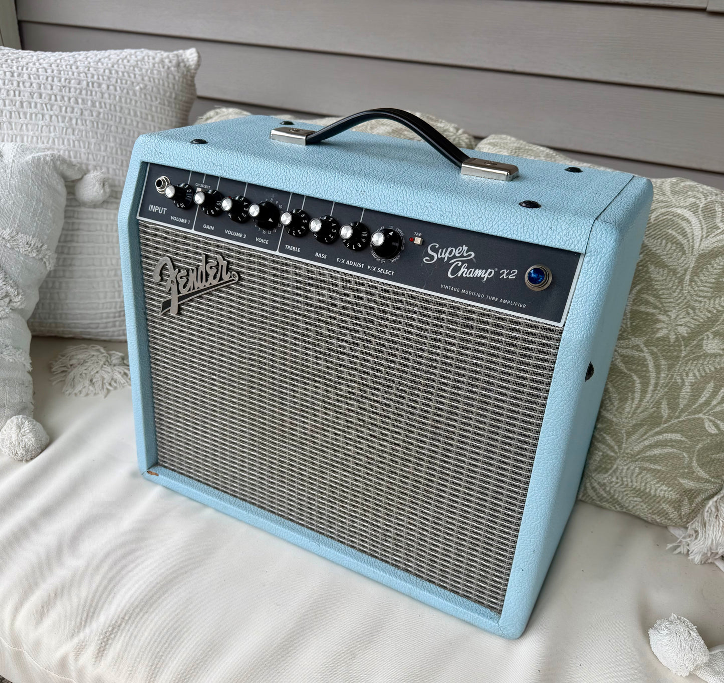 Fender FSR Super Champ X2 1x10 Combo - Sonic Blue