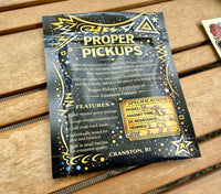 Proper Pickups "Froosh" Handwound Single Coil Stratocaster Pickup Set w/ Treble Bleed & PIO Capacitor—Black