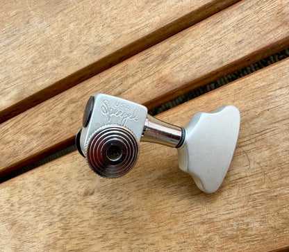 Genuine Sperzel USA Trim-Lok Locking Bass Tuner Chrome w/ Washer & Bushing OEM