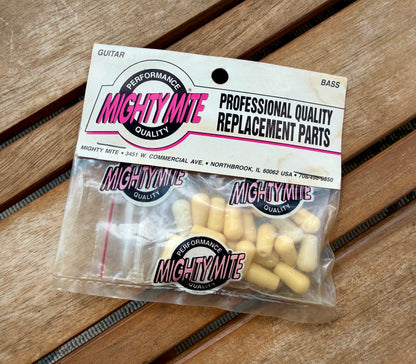 NOS Early 1990s Mighty Mite MM510 Cream 3-Way Toggle Switch Tips – Original 20-Pack