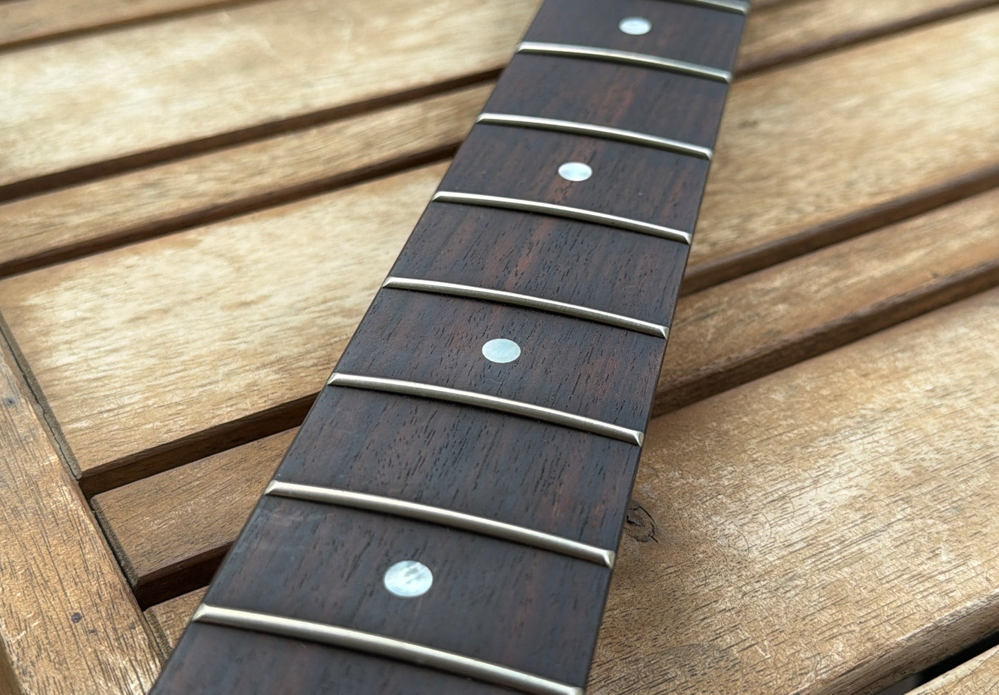 Proper Instruments 1-of-1 Nitro Stratocaster Replacement Neck – Natural/Rosewood