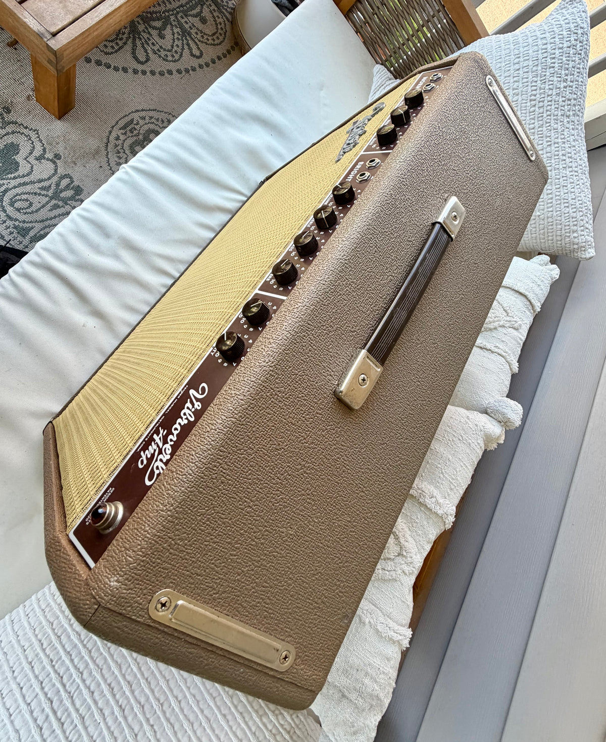 Fender '63 Vibroverb 2x10 40-Watt Reissue—G10 Alnico Golds! USA