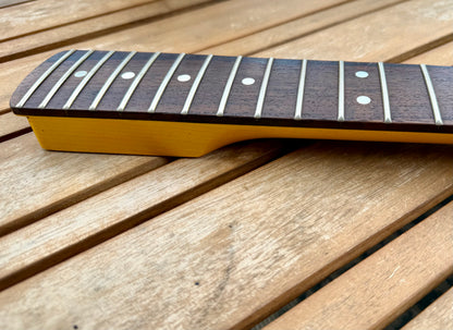 Proper Instruments 1-of-1 Nitro Stratocaster Replacement Neck – Tattooed & Amber