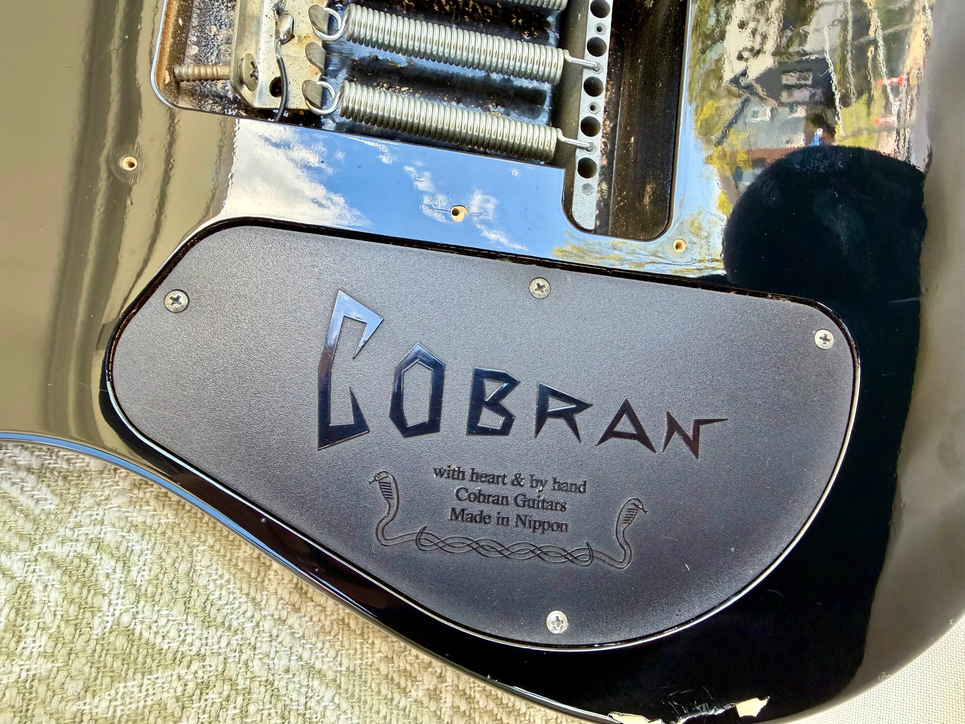 Cobran F-G1 Black Super Strat Made In Nippon, Japan—Rare!