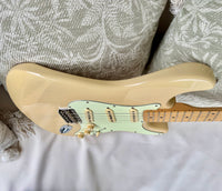 1996 Squier Pro Tone Stratocaster with Maple Fretboard Vintage Blonde—Excellent Condition!