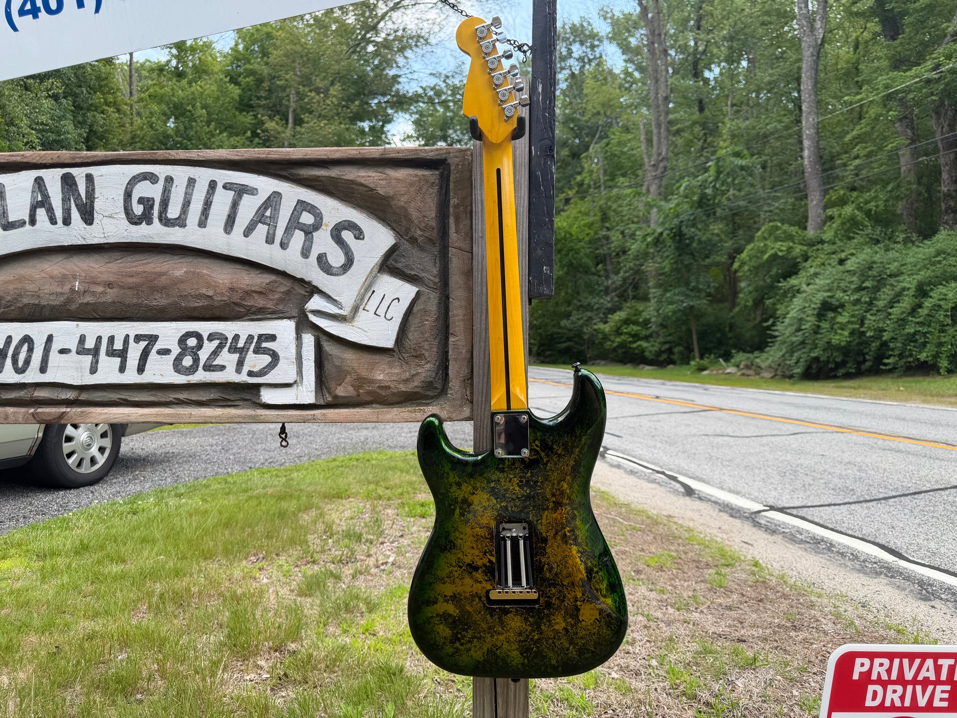 Proper Instruments Reptile 1-of-1 Electric Guitar Equipped with Proper Passive - 8lbs!