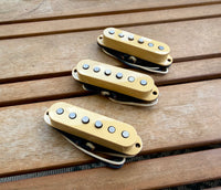 Proper Pickups "Froosh" Handwound Single Coil Stratocaster Pickup Set w/ Treble Bleed & PIO Capacitor—Aged White