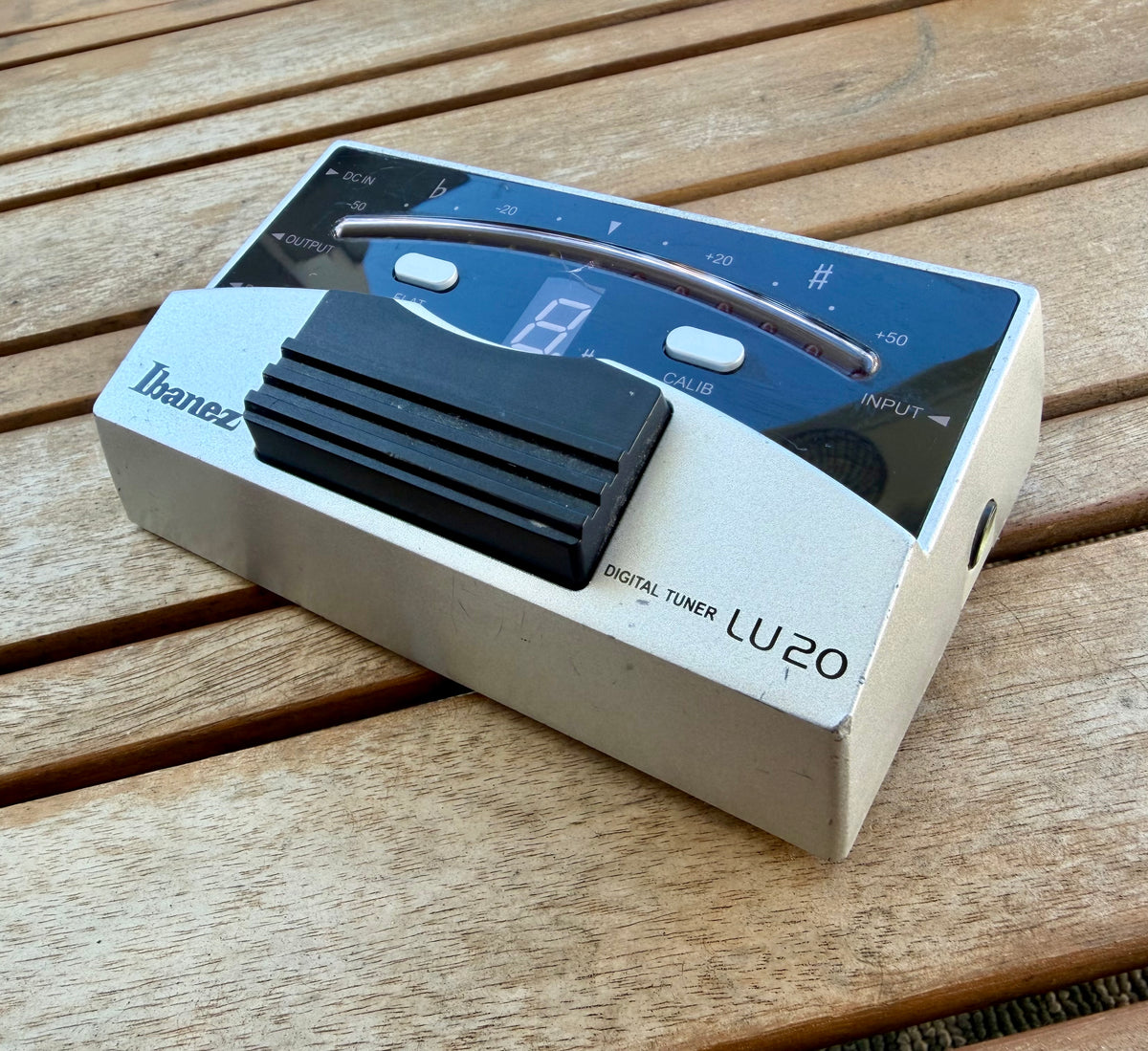 Used Ibanez LU20 Guitar Tuner Pedal—Good Condition!