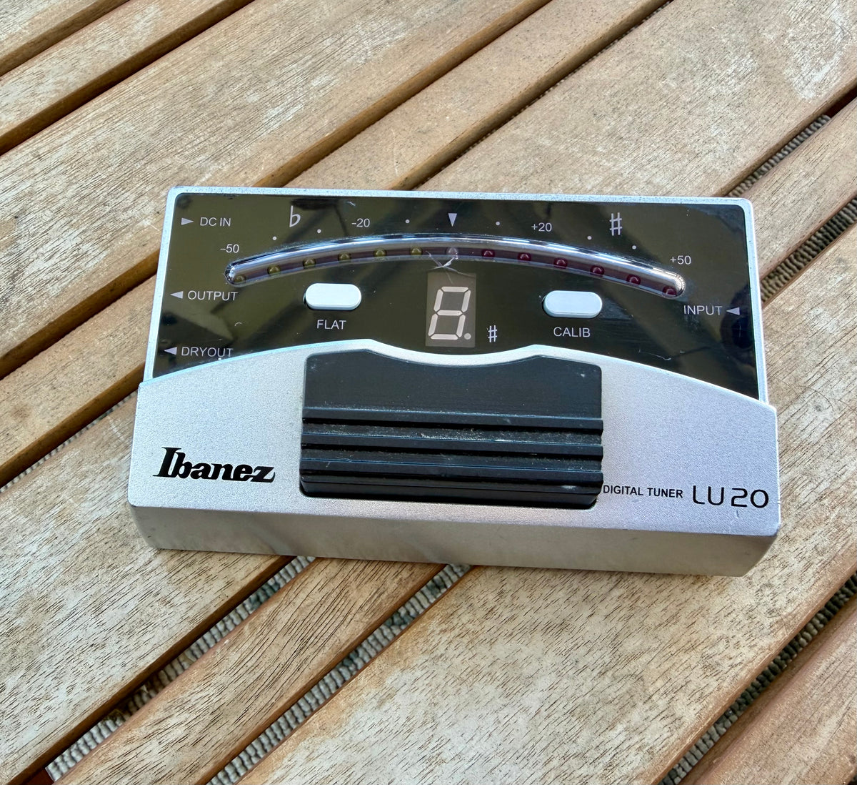 Used Ibanez LU20 Guitar Tuner Pedal—Good Condition!