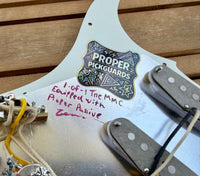 Proper Pickguards "The McCready"  Loaded Stratocaster Pickguard Equipped W/ Proper Passive—Eggshell 11-Hole