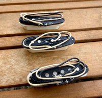 Proper Pickups "Proper Signatures" Handwound Single Coil Stratocaster Pickup Set w/ Treble Bleed & PIO Capacitor—Parchment