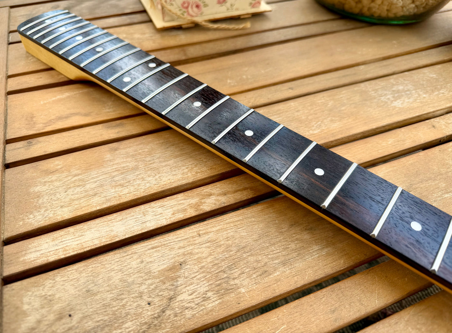 Proper Instruments 1-of-1 Nitro Stratocaster Replacement Neck – Tattooed & Lightly Roasted