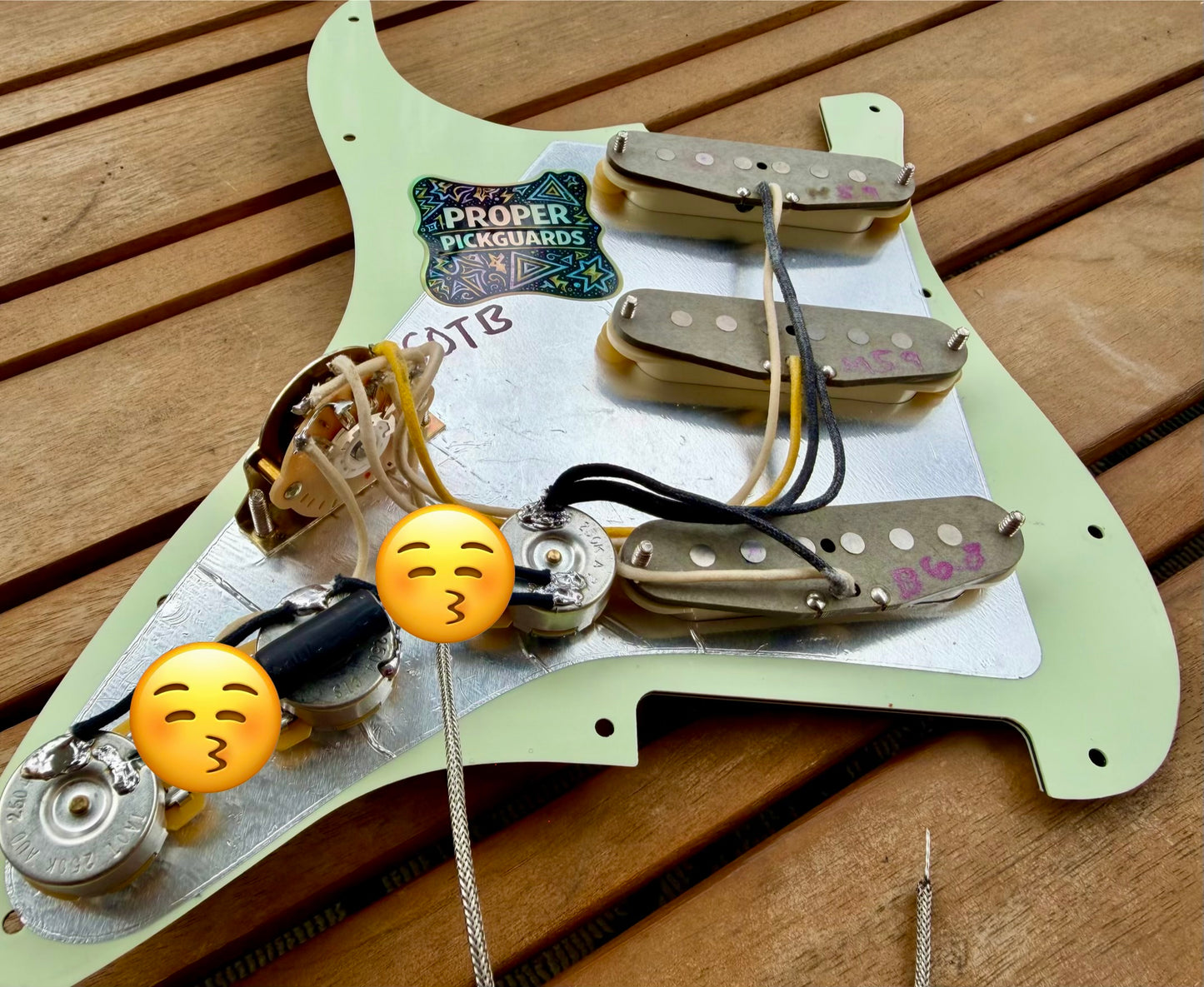 Proper Pickguards Loaded Strat Pickguard - South of the Border