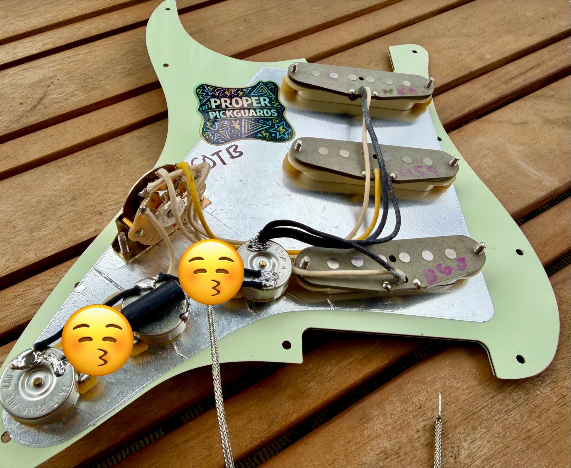 Proper Pickguards Loaded Strat Pickguard - South of the Border