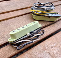 Proper Pickups "South of the Border" Handwound Stratocaster Pickup Set w/ Treble Bleed & PIO Capacitor—Vintage Green