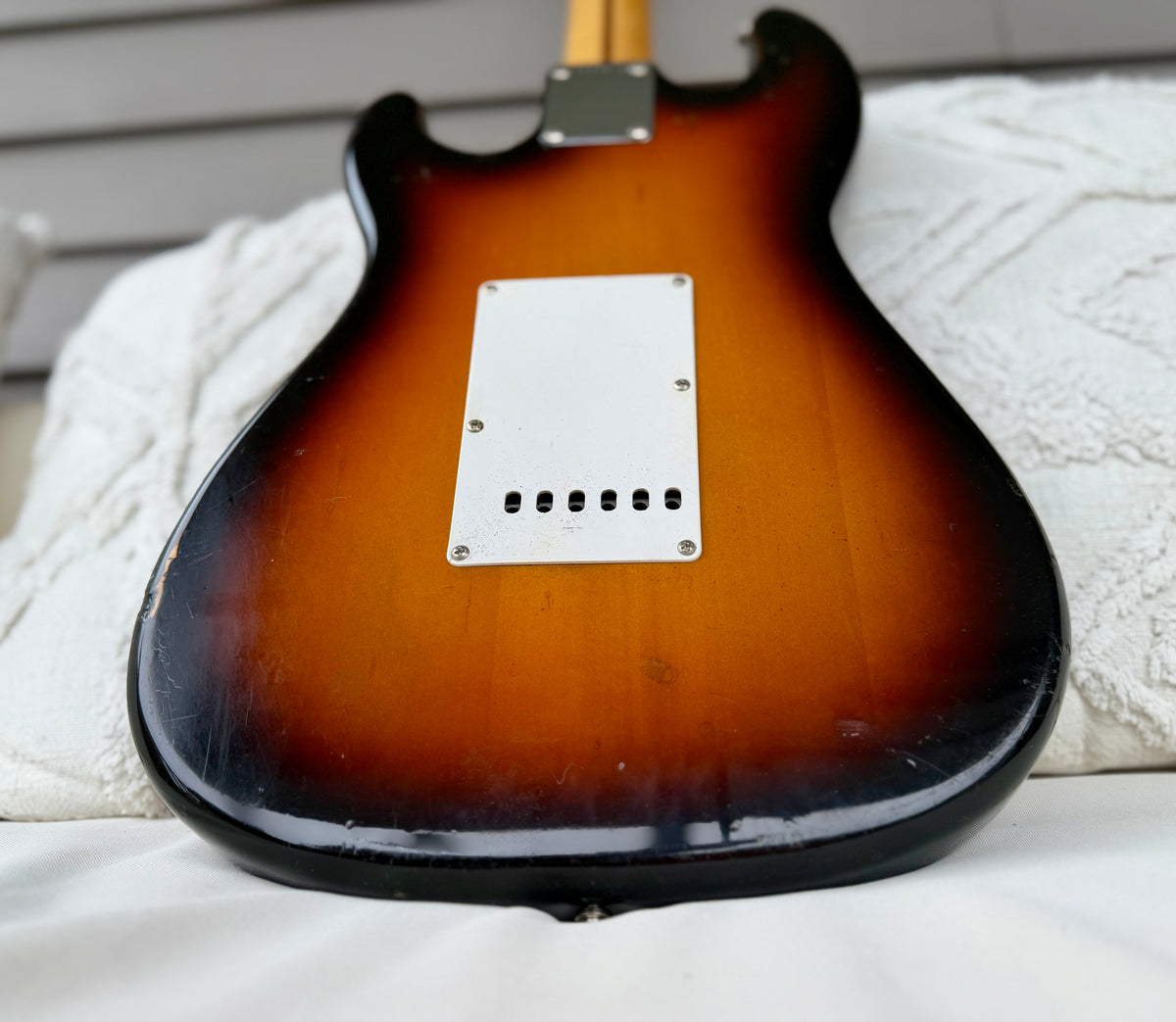 1983 Squier Bullet MIJ "SQ" Sunburst with Maple Neck—Boutique Pickups!