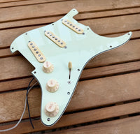 Proper Pickguards '64 Closetcaster Loaded Stratocaster Pickguard Equipped W/ Proper Passive—Mint Green 11-Hole