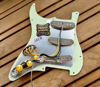 Proper Pickguards SOTB Stratocaster Loaded Pickguard Equipped W/ Proper Passive—Mint Green 11-Hole