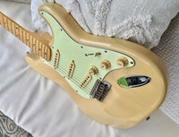 1996 Squier Pro Tone Stratocaster with Maple Fretboard Vintage Blonde—Excellent Condition!