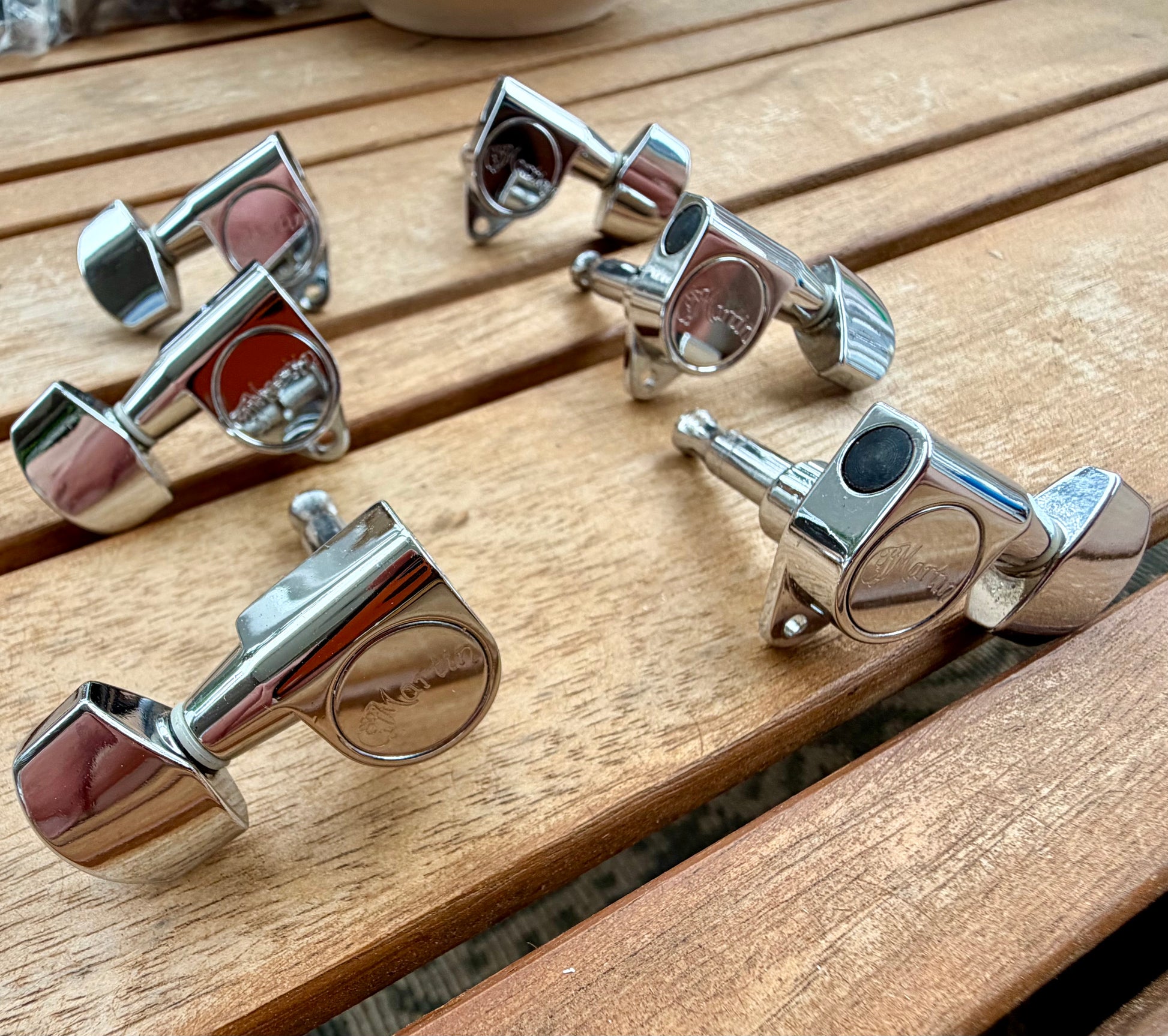 Genuine Martin Acoustic Guitar Tuners 3x3, Very Good Condition!