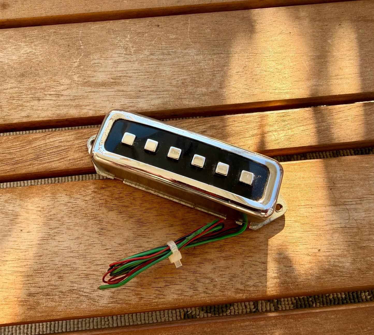 Vintage 1960s Teisco Kawai MIJ Square Pole Single Coil Guitar Pickup Chrome—Free Shipping!
